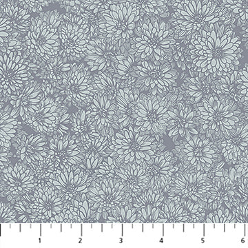 Anna Maria Textiles | Indelible | Mums | Stone