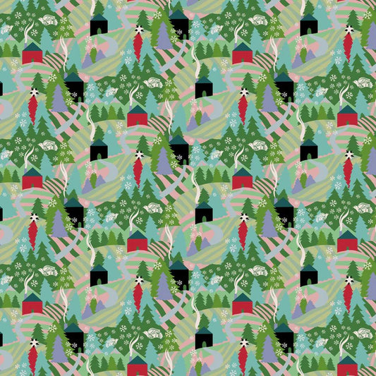 Anna Maria Textiles | Cozy Christmas | Flurry | Morning
