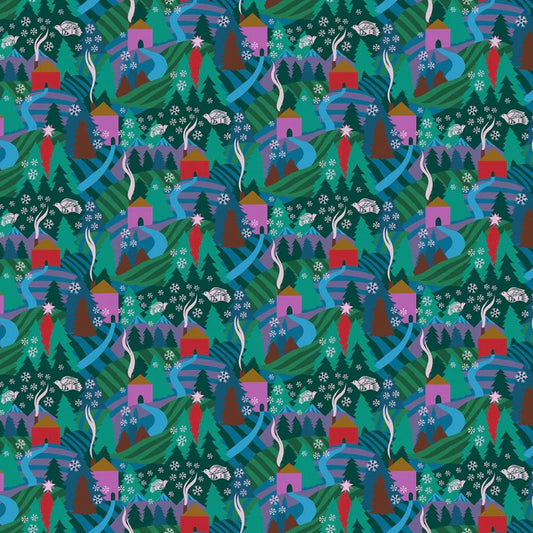 Anna Maria Textiles | Cozy Christmas | Flurry | Evening