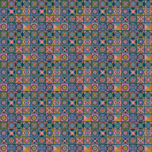 Northcott | Rhapsody | Cottage Kitchen | Navy | Anna Maria Textiles