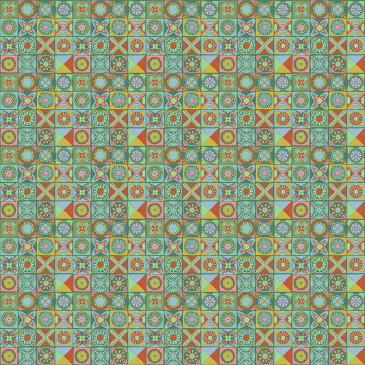 Northcott | Rhapsody | Cottage Kitchen | Jade | Anna Maria Textiles
