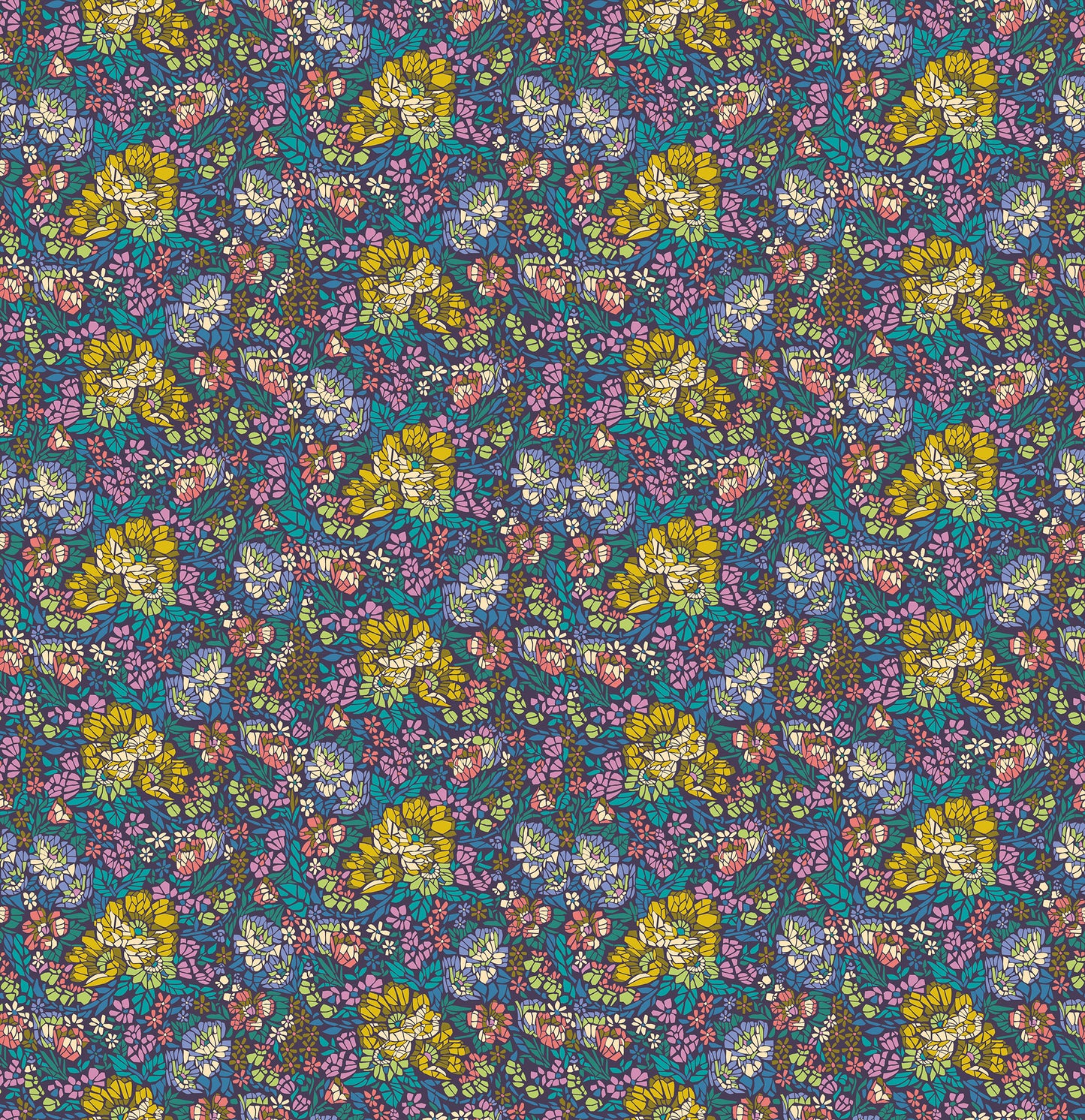 Northcott | Rhapsody | Mosaic | Ocean | Anna Maria Textiles