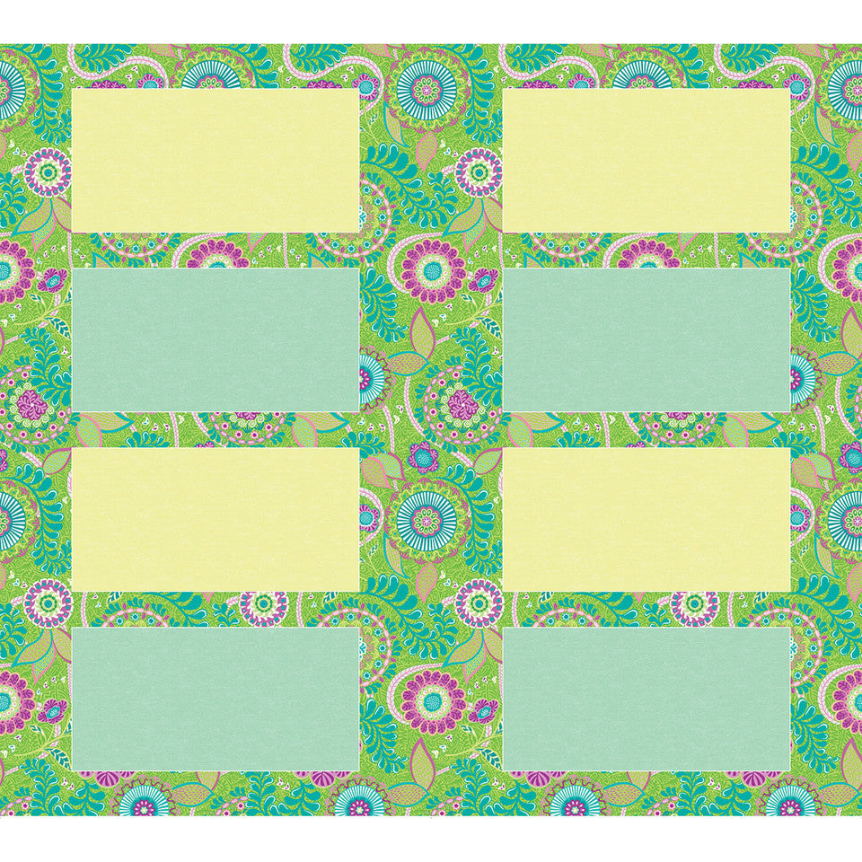 Benartex | Endless Rectangle | Green