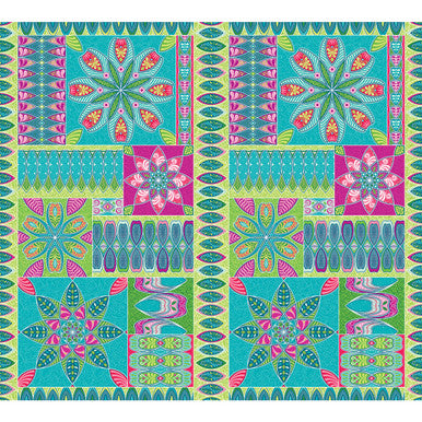 Benartex | Ruler Panel | Green