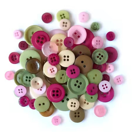 Variety Buttons Hand Bag Tote Bag Rose Garden
# GBHB104