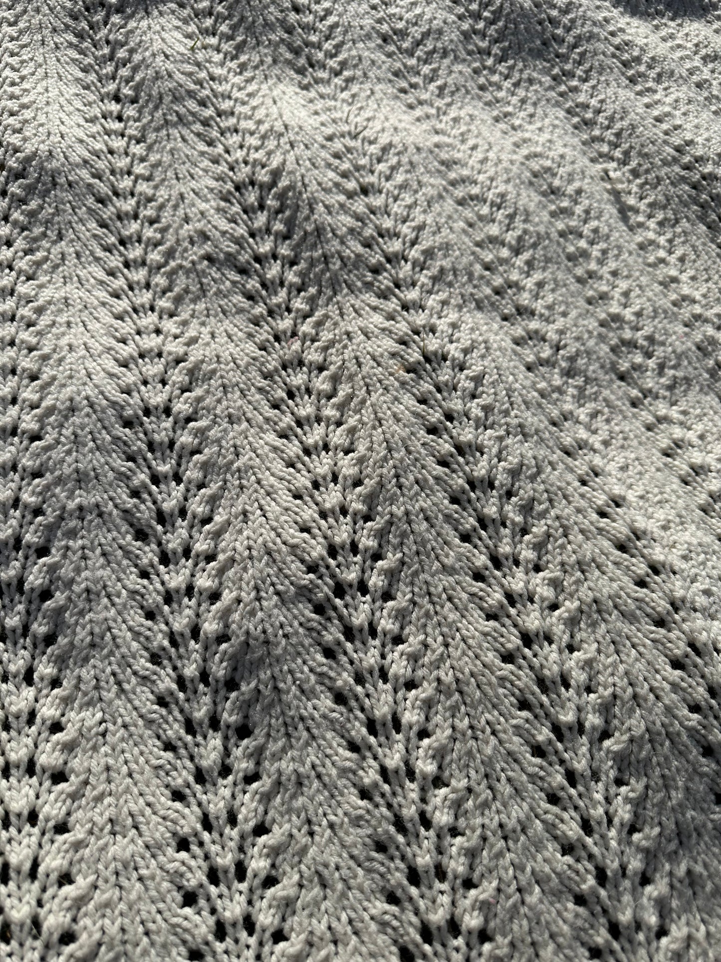 Handmade Afghan | White | Curated Collection