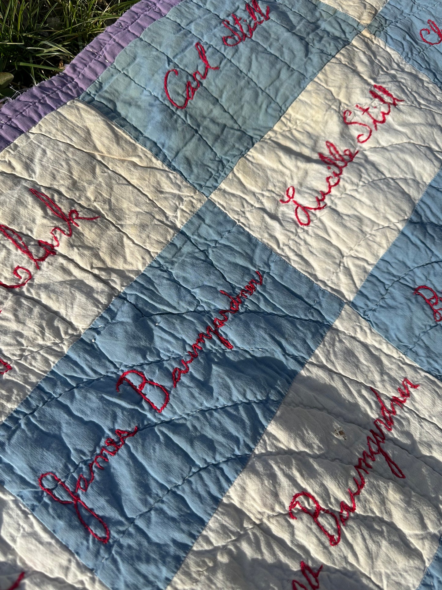 Quilt | Vintage (circa 1951) Signature Qullt | Curated Collection