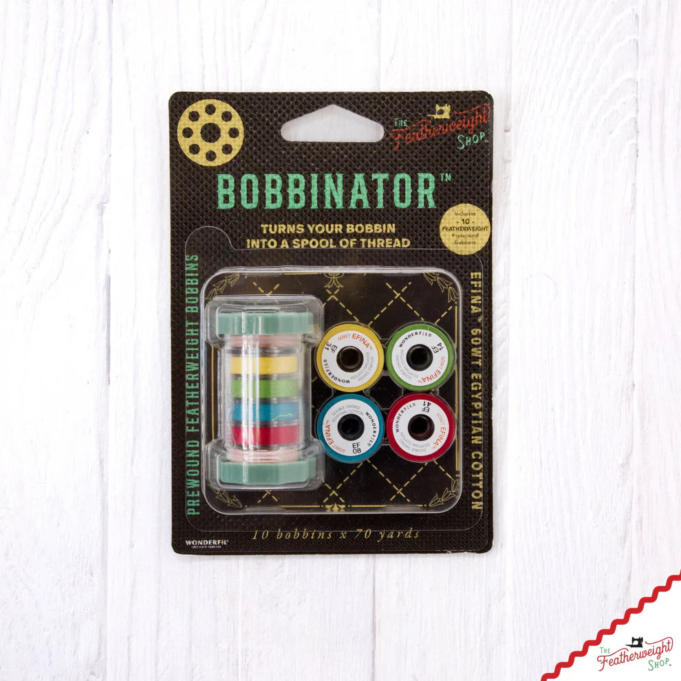 Featherweight Thread, BOBBINATOR with Prewound Bobbins | Singer Featherweight