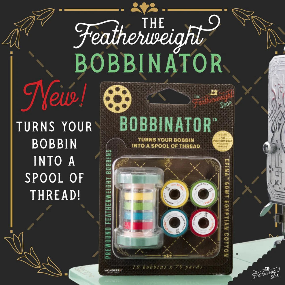 Featherweight Thread, BOBBINATOR with Prewound Bobbins | Singer Featherweight