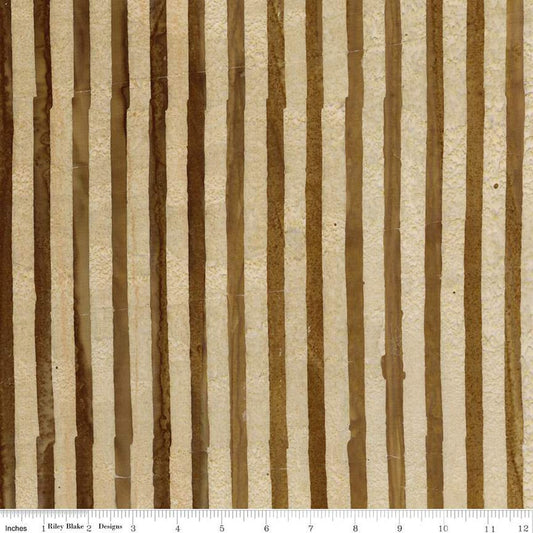 Riley Blake | Elementals | Get in Line | Batiks | Burnt Sugar