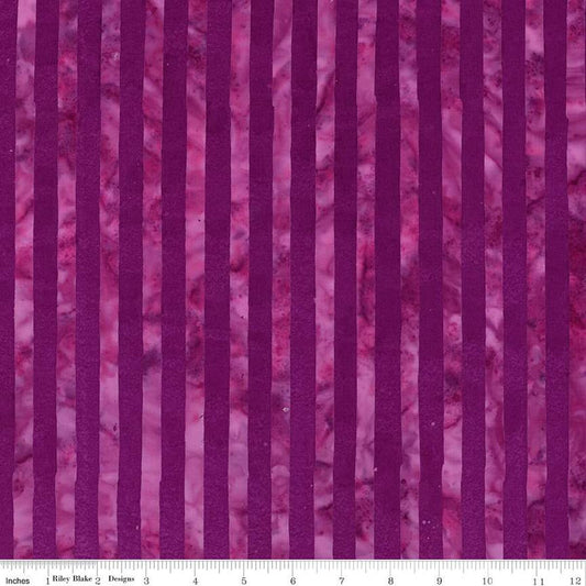 Riley Blake | Elementals | Get in Line | Batiks | Purple Outburst