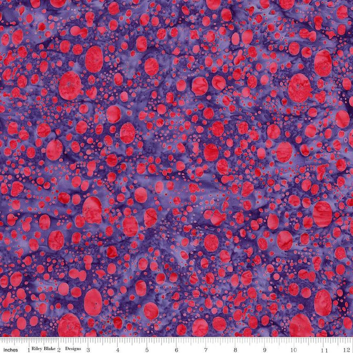 Riley Blake | Expressions | Splatter | Batiks | Splash of Grenadine