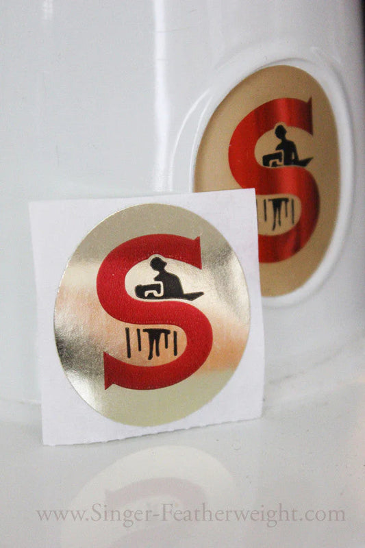 Badge for White Featherweight| Singer Featherweight