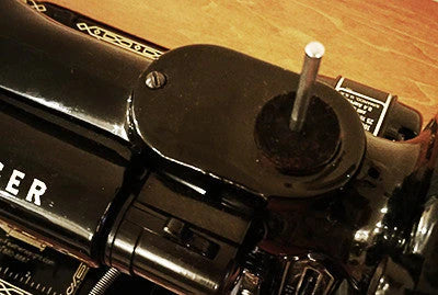 Felt, Black Wool Circle - Singer Featherweight