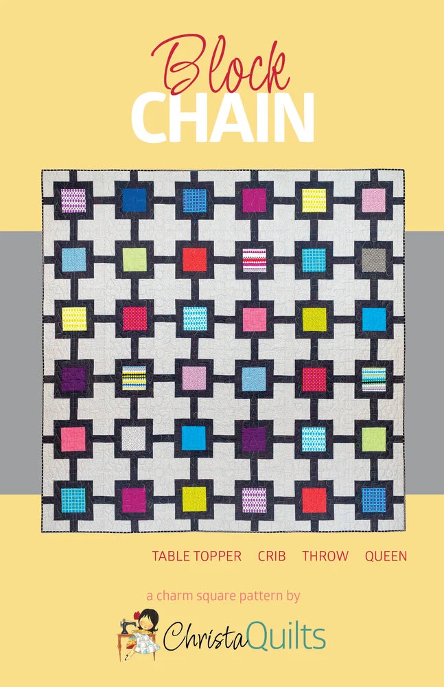 Pattern | Block Chain | Quilt Pattern | Christa Watson