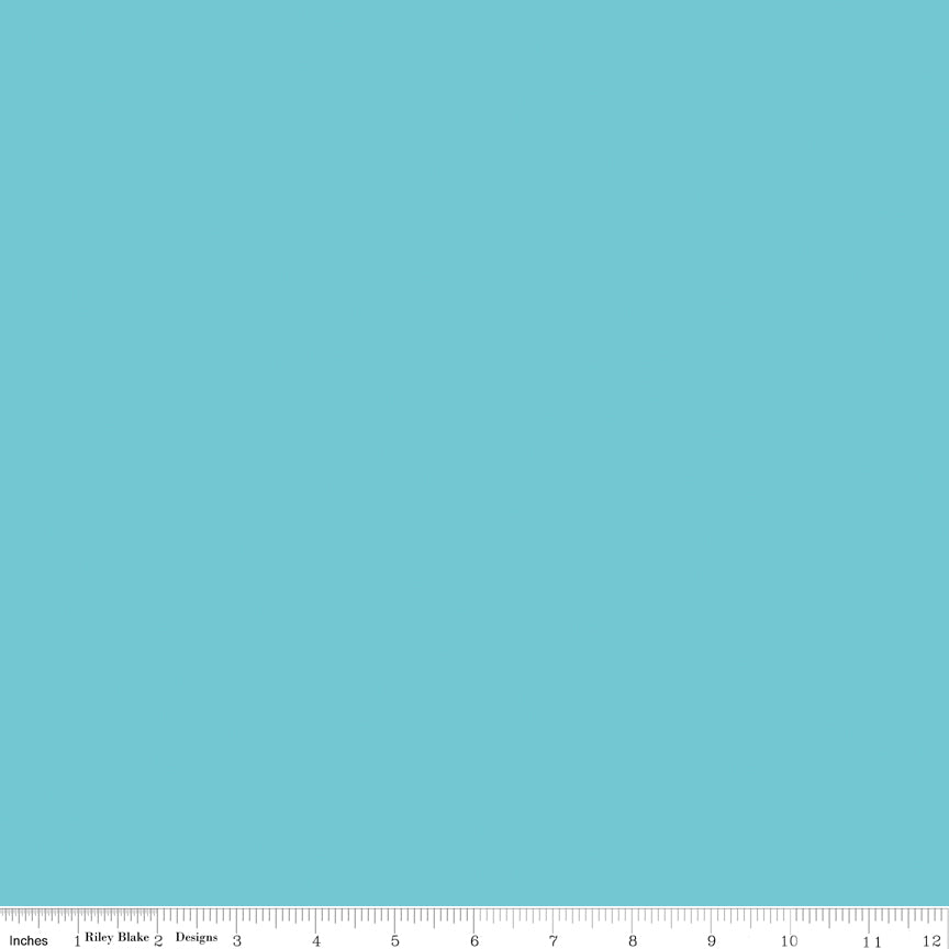 Riley Blake Designs | Confetti Cotton™ | Confetti Cottons Color Sky, MOQ 10Yard(s) | Aqua | C120-SKY