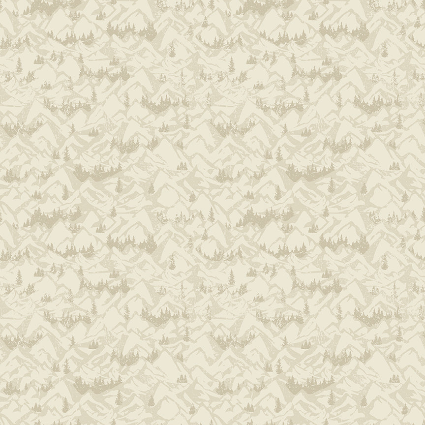 Riley Blake Designs | Legends of the National Parks | Mountains Cream | C13284-CREAM