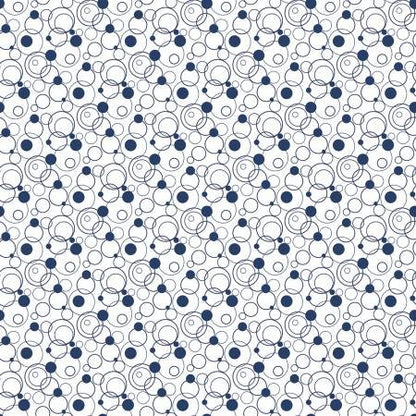 Riley Blake | Effervescence | Navy | Circles