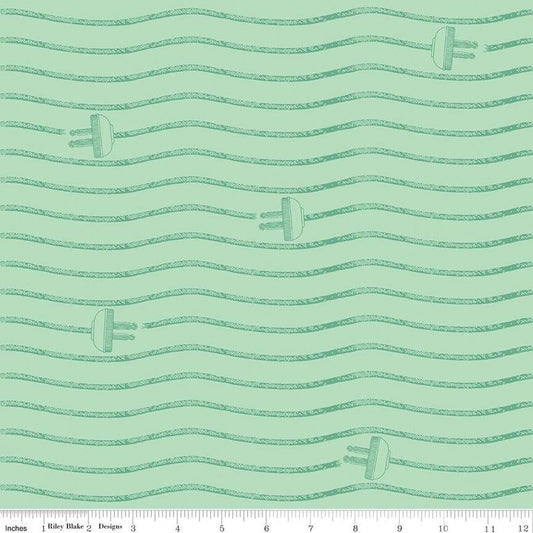 Riley Blake | Press On | Cord Stripe | Mint | J Wecker Frisch