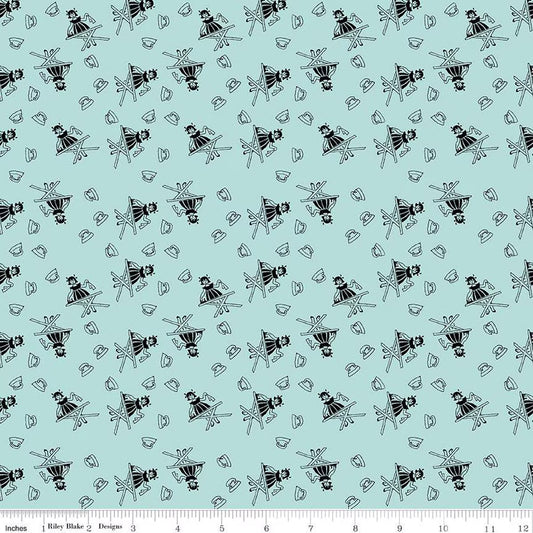 Riley Blake | Press On | Girl | Aqua | J Wecker Frisch