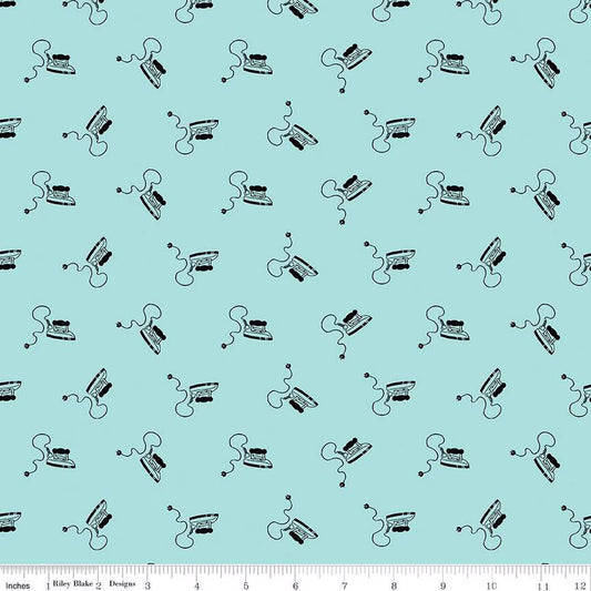 Riley Blake | Press On | Mini Irons | Aqua | J Wecker Frisch