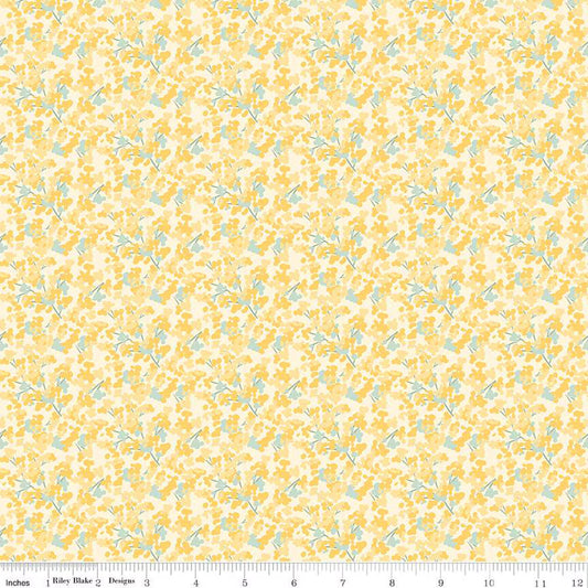 Riley Blake | New Beginnings | Blossoms | Yellow
