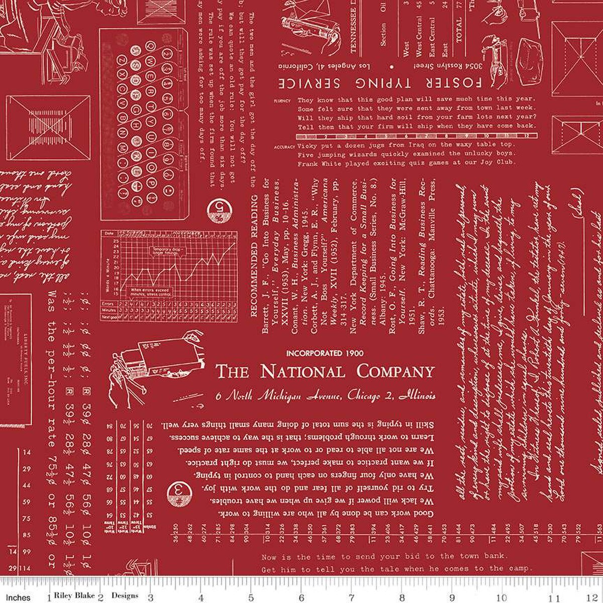 Riley Blake | TYPE/ography | Lori Holt | Cherry Tart