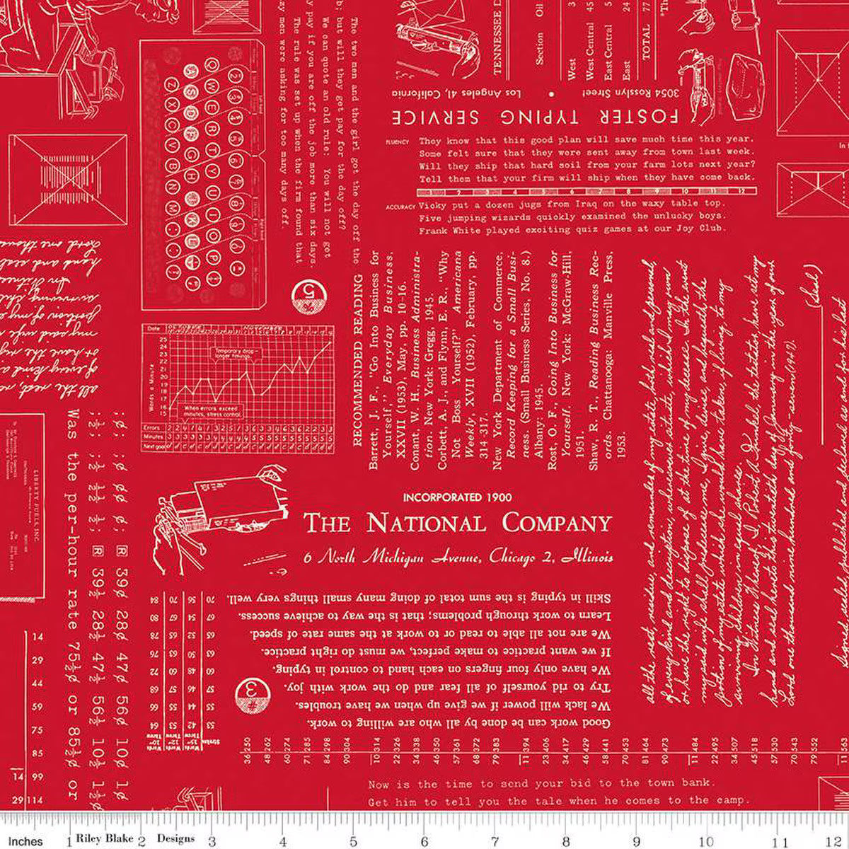 Riley Blake | TYPE/ography | Lori Holt | Schoolhouse