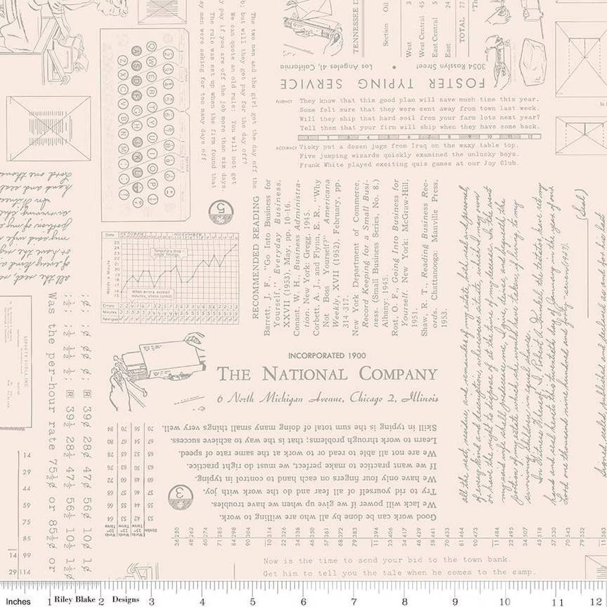 Riley Blake | TYPE/ography | Lori Holt | Background | Cobblestone