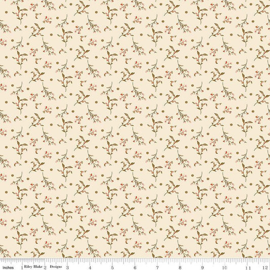 Riley Blake | Morning Latte | Berries | Latte | Sandy Gervais