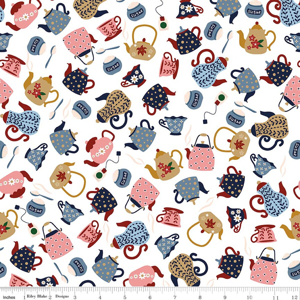 Riley Blake | A Spoonful of Sugar | Tea and Sugar | Cloud | C17082