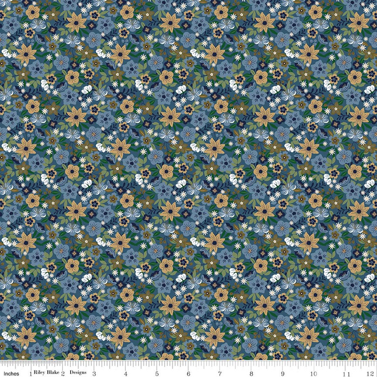 Riley Blake | A Spoonful of Sugar | Park Garden | Blueberry | C17084