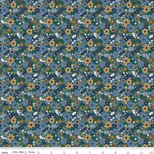 Riley Blake | A Spoonful of Sugar | Park Garden | Blueberry | C17084