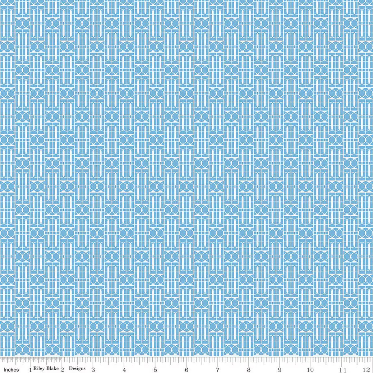 Riley Blake | Awakening | Trellis | Blue | C17106
