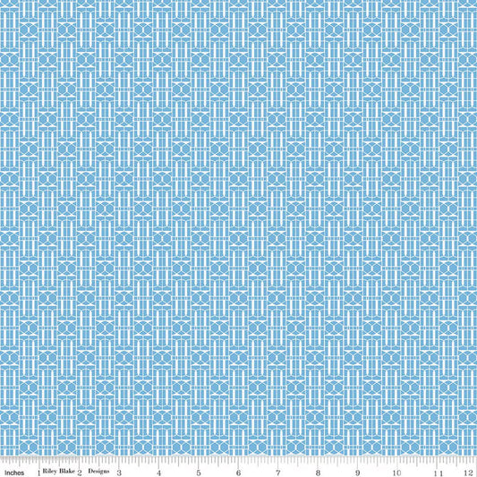 Riley Blake | Awakening | Trellis | Blue | C17106