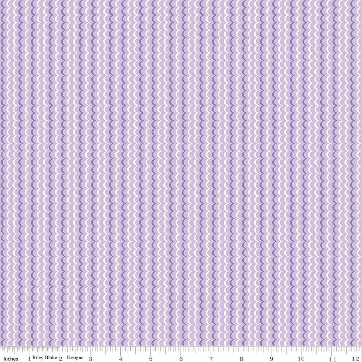 Riley Blake | Awakening | Scallops | Lavender | C17107