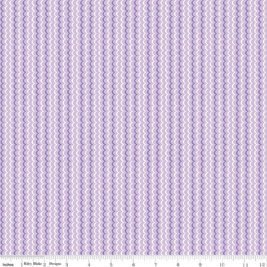 Riley Blake | Awakening | Scallops | Lavender | C17107