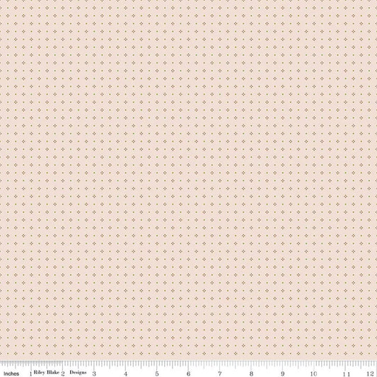 Riley Blake | Farmer's Daughter | Calico Background | Maple | Lori Holt