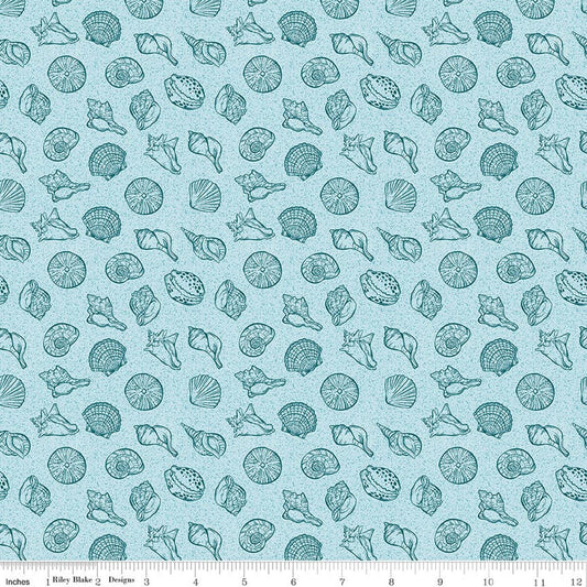 Riley Blake | Corinne Wells | Reef | Shells | Sky