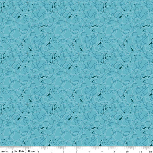 Riley Blake | Corinne Wells | Reef | Ocean Floor | Blue