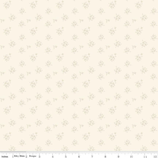 Riley Blake | Renew | Ditsy | Latte | C17287