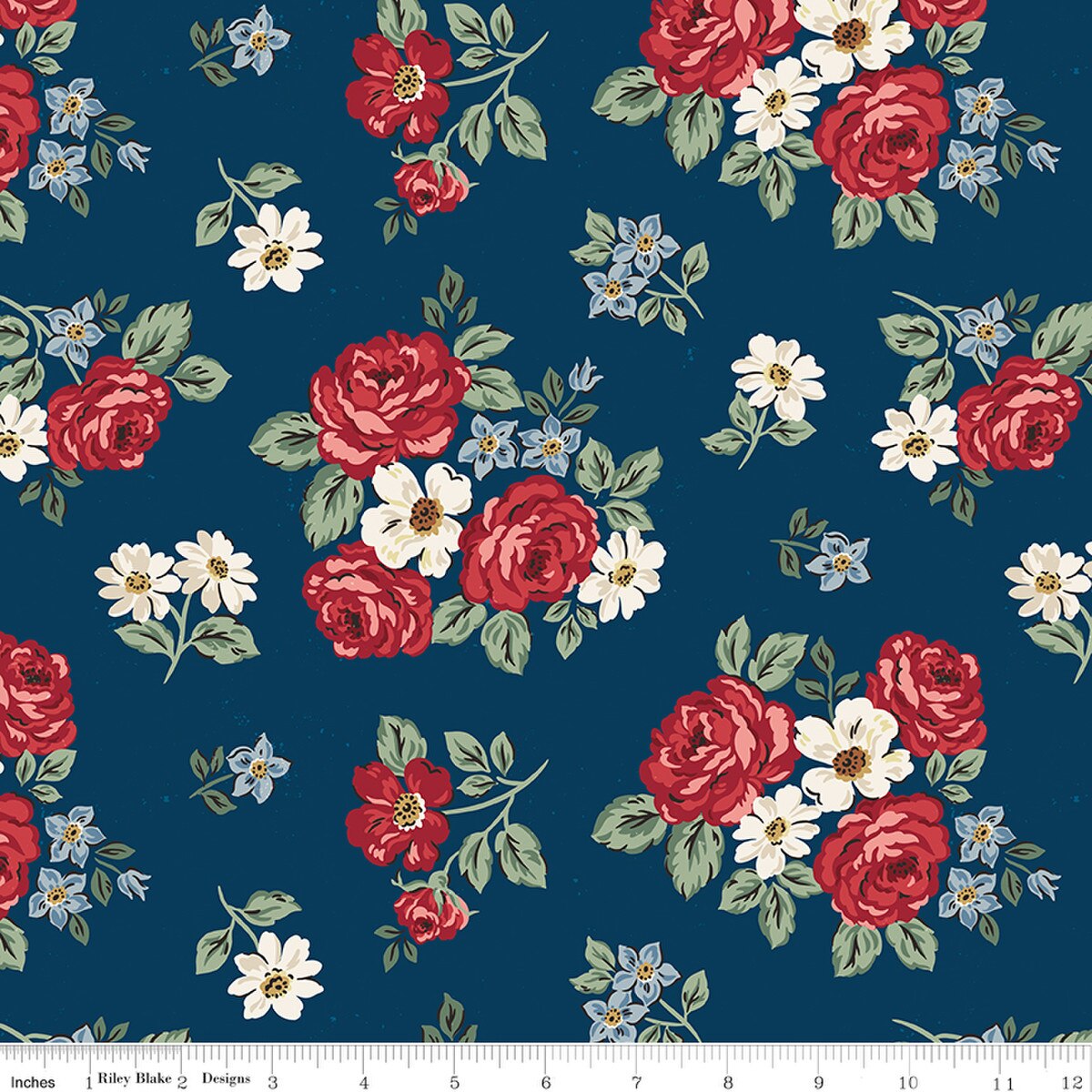 Riley Blake | Independence | Floral | Oxford