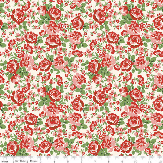 Riley Blake | Echo Park Paper Co. | Cowgirl | Floral Red