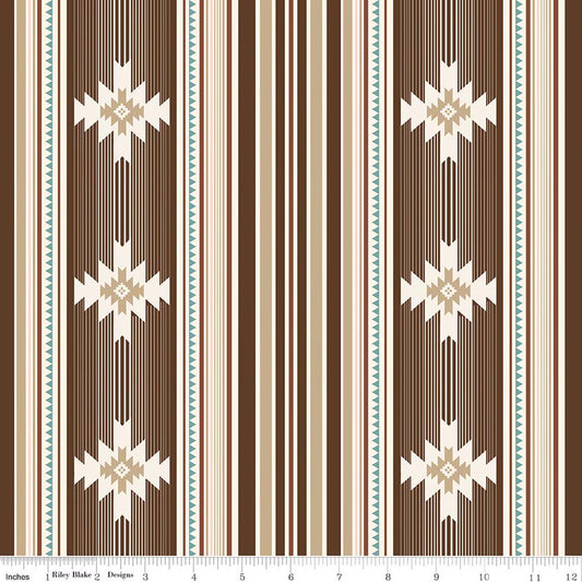 Riley Blake | Echo Park Paper Co. | Cowgirl | Blanket Brown
