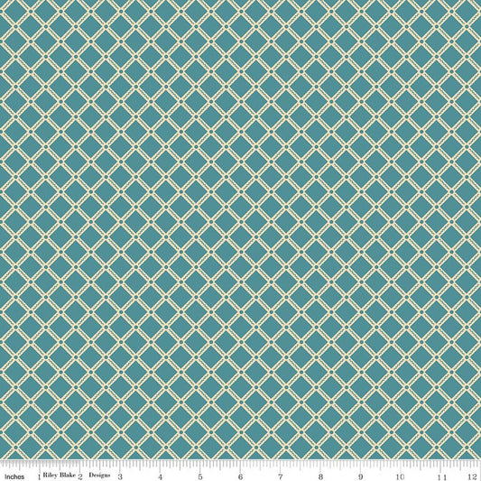 Riley Blake | Northanger Abbey | Tilney | Azure
