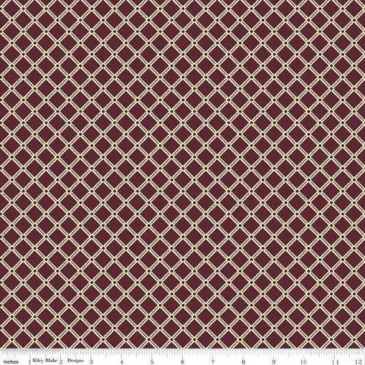 Riley Blake | Northanger Abbey | Tilney | Merlot