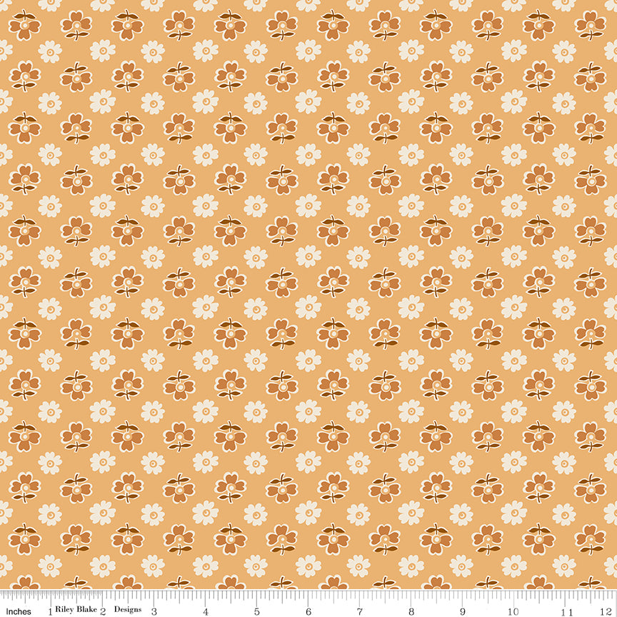 Riley Blake Designs | Denim & Daisy | Casserole Daisy | C18140-DAISY | Lori Holt