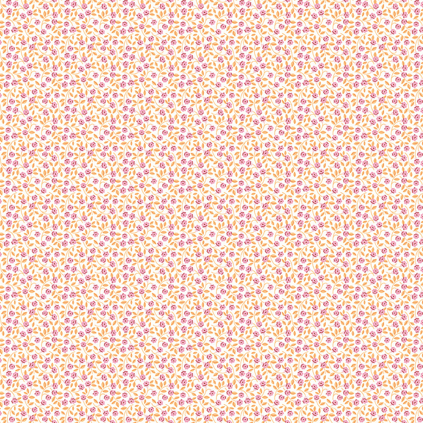 Riley Blake Designs | Traditional 30's | Flowers Pink | C18242-PINK