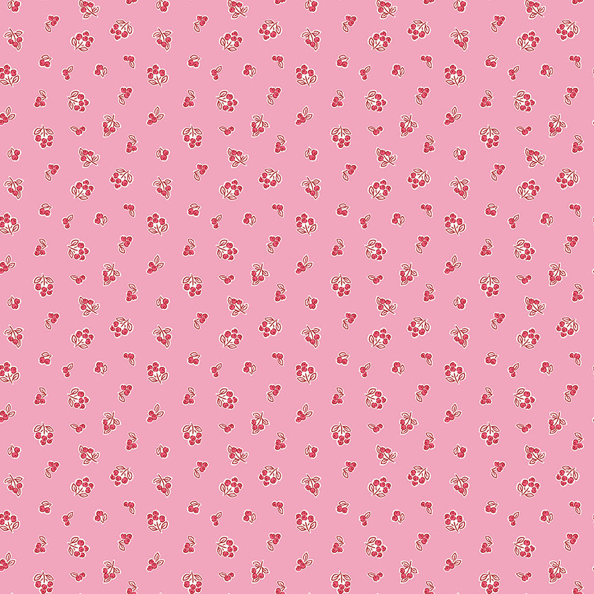 Riley Blake Designs | Traditional 30's | Berries Pink | C18244-PINK