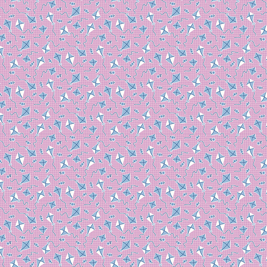 Riley Blake Designs | Traditional 30's | Kites Purple | C18245-PURPLE